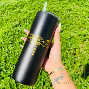Dragonfly Steel Tumbler With Your Name