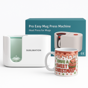 Pro Easy Mug Press Machine – One‑Touch Heat Press for 11‑15 oz Straight Mugs – Sublimation‑Ready