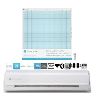 Silhouette Cameo 5 / 12 inch Vinyl Cutting Machine with Studio Software, Electric Tool and ES Mat Compatible, SNA and IPT, 50 db, White Edition